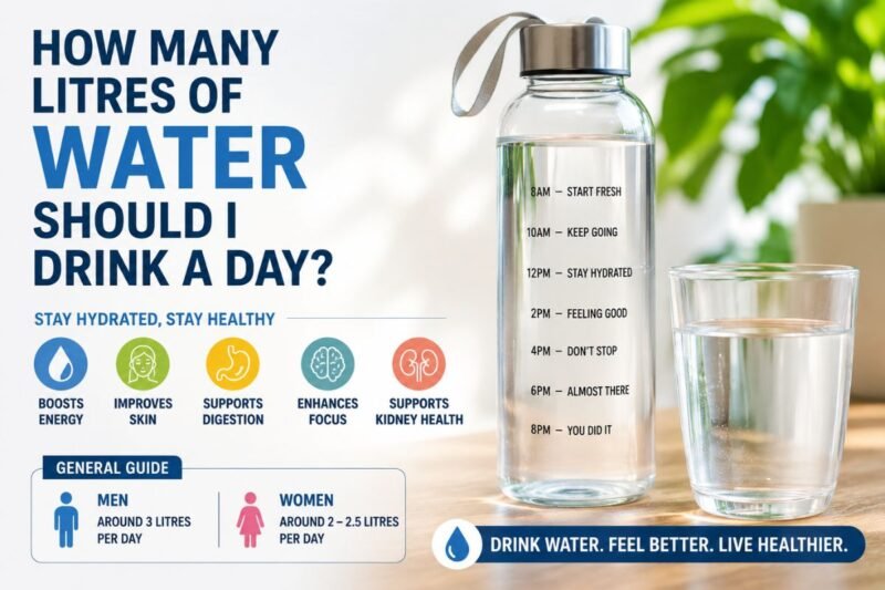 How Many Litres of Water Should I Drink a Day