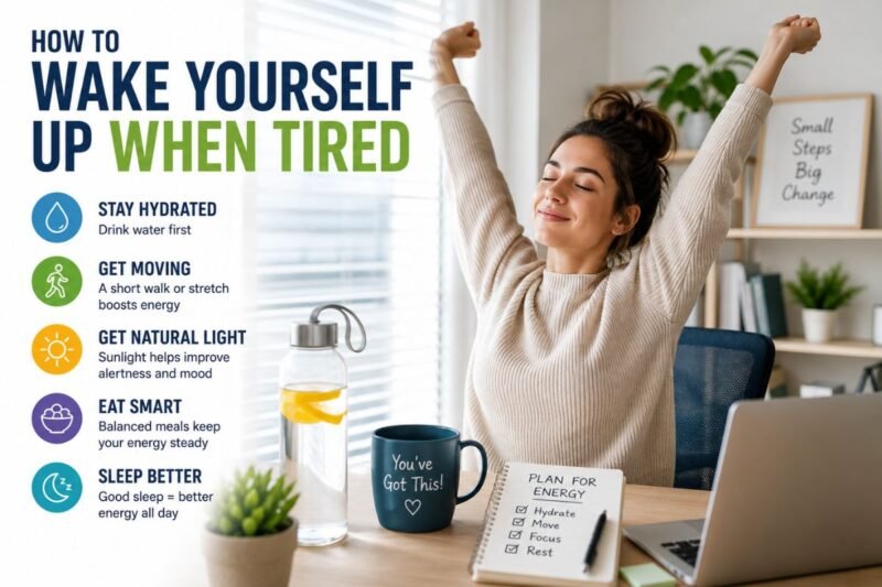 How to Wake Yourself Up When Tired